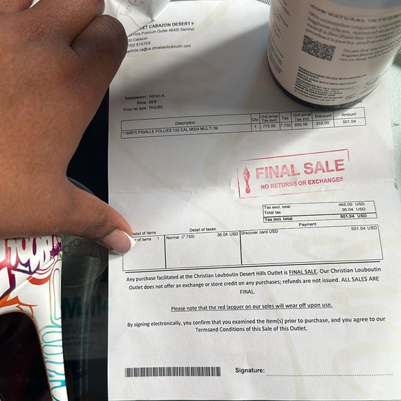 Christian Louboutins pigalle follies 100 cal multi color - Picture 7 of 9